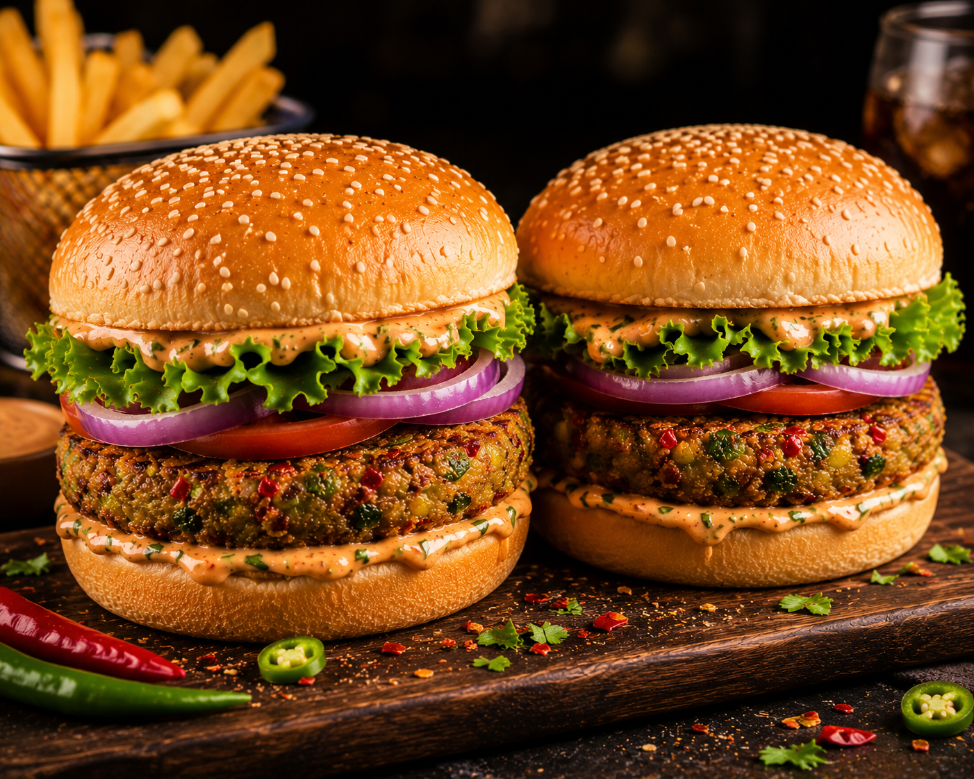 Herb Chilli Burger Duo