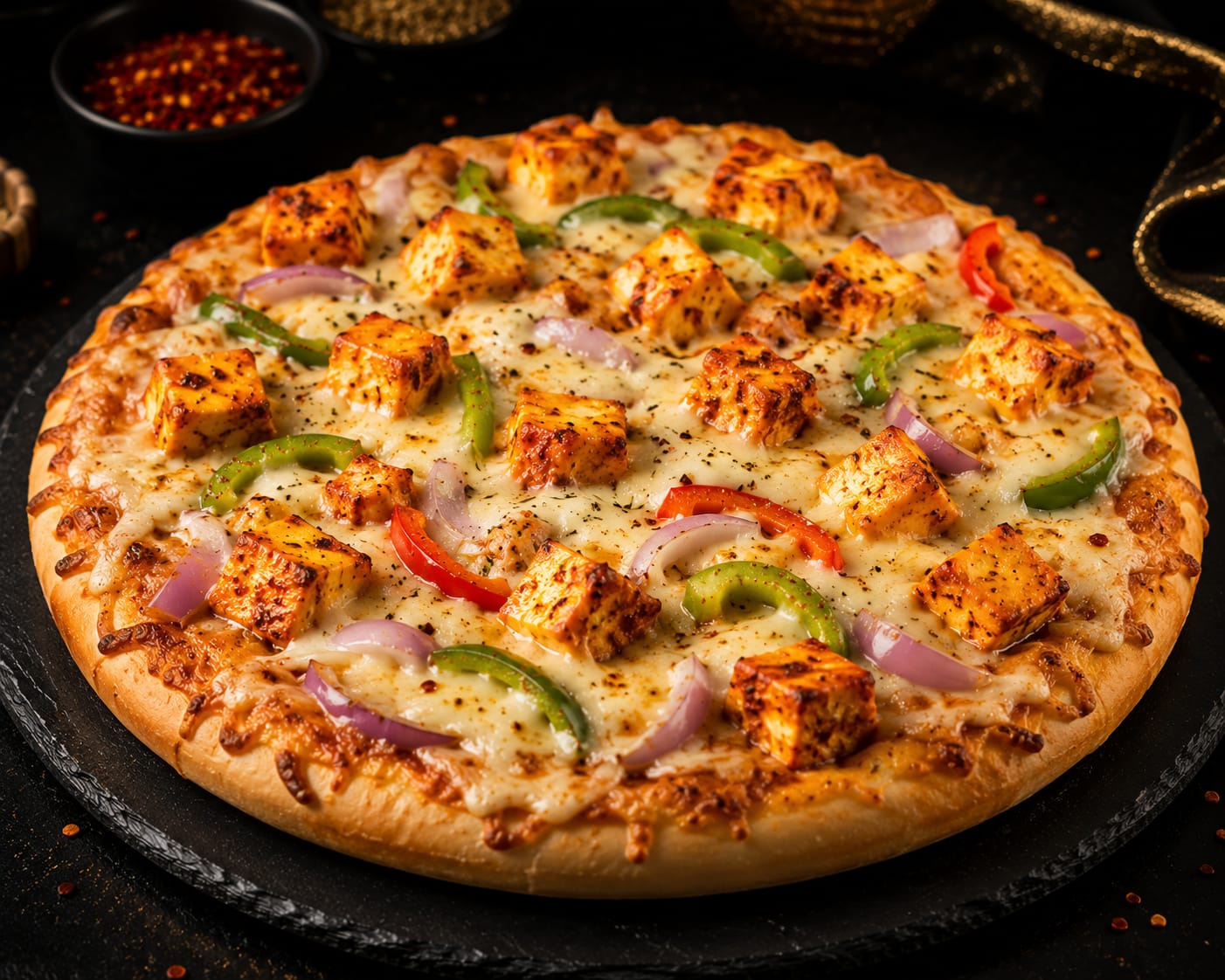 Paneer Tikka Pizza
